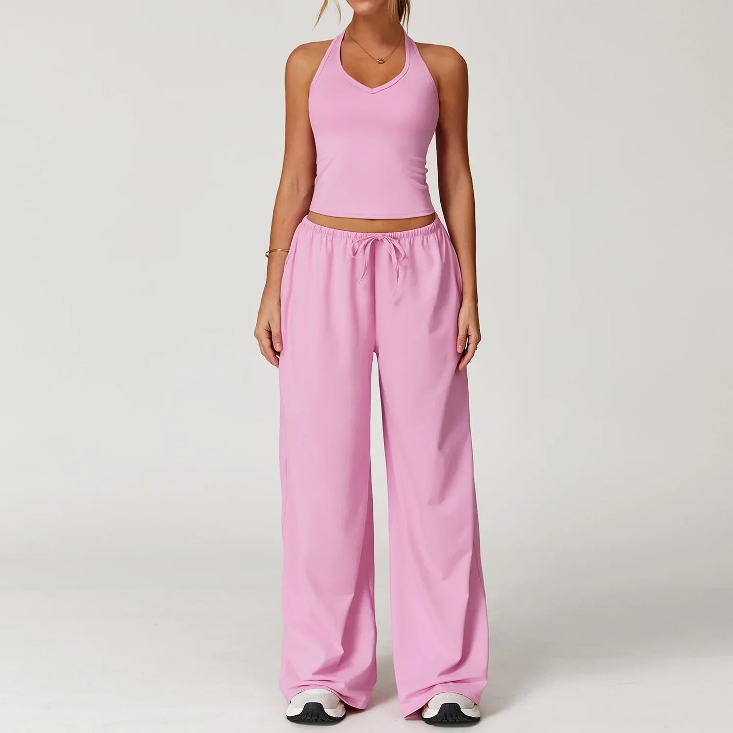 Women's wide leg loose fit pants winter casual style with relaxed silhouette for everyday comfort