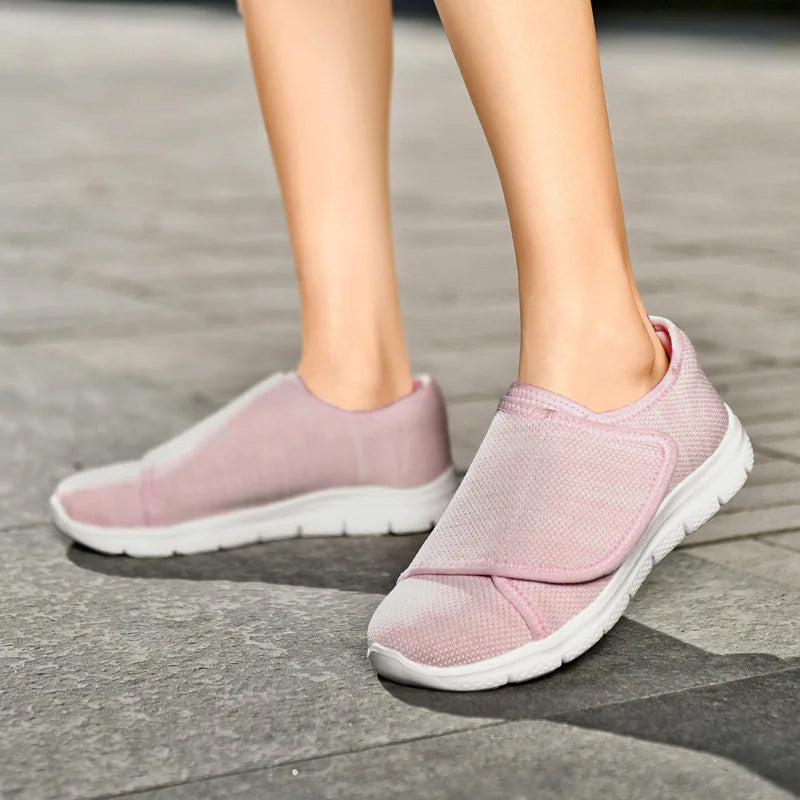 Unisex slip-on sneakers breathable mesh upper lightweight shock-absorbing sole casual everyday style