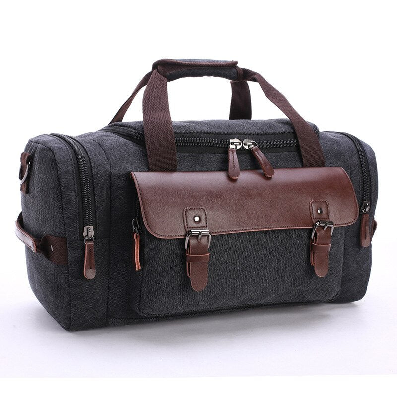 Men's large capacity duffel bag stylish functional travel bag with ergonomic top handles ample storage