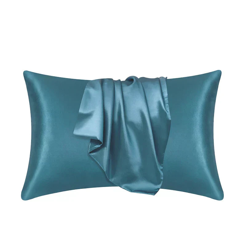 Ivory mulberry silk pillowcase 22 momme hypoallergenic cooling design for sensitive skin and hair care