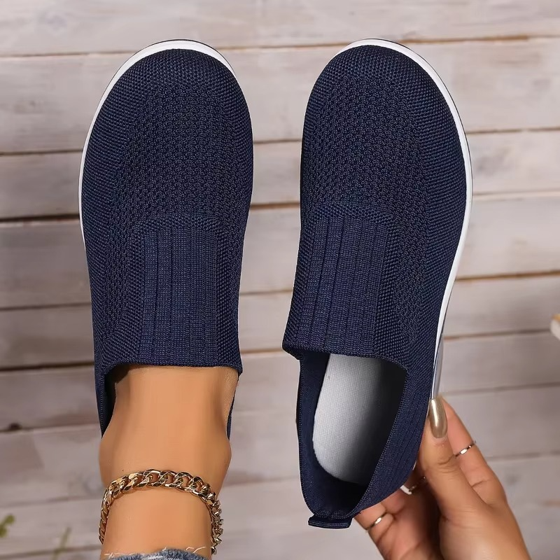 Women's orthopedic air cushion walking shoes with non-slip wedge outsole for all-day comfort support