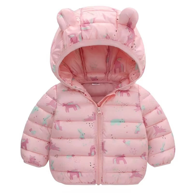 Kids long hoodie jacket thick winter coat unisex sporty style extended fit ages 4-10