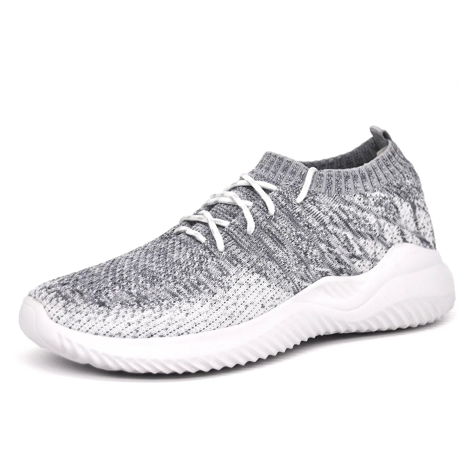 Men's Urbann-Vibe Trilo low-top knitted trainers lightweight EVA sole breathable mesh upper