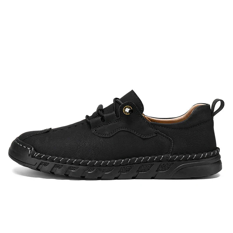 Men's Urbann Vibe cross country sneakers split leather upper breathable cushioned non-slip sole