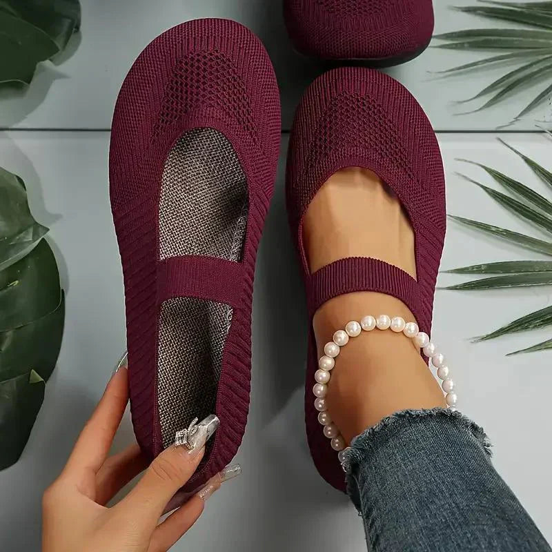 Nyxara lightweight mesh slippers with ultra-soft padded insole and non-slip sole for travel