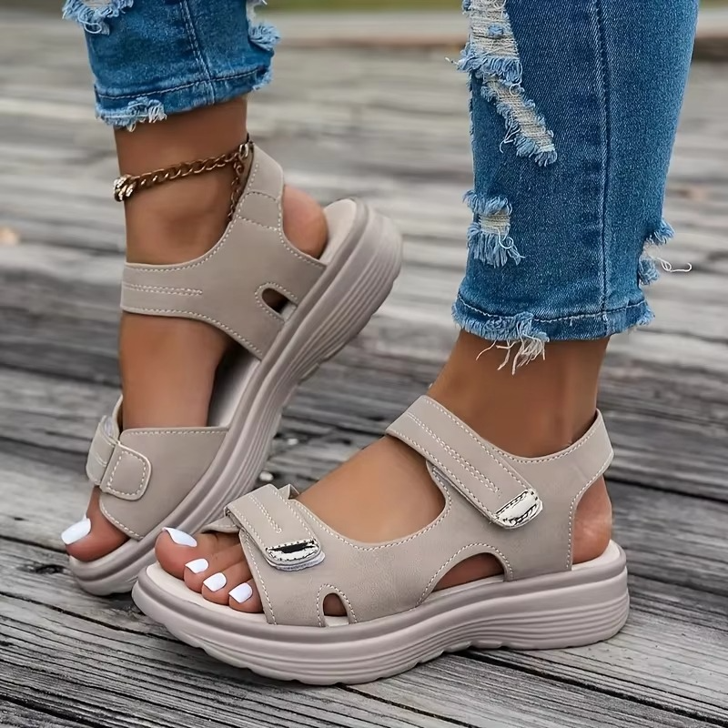 Women's platform sandals lightweight EVA cushioning durable support travel beach everyday comfort stylish