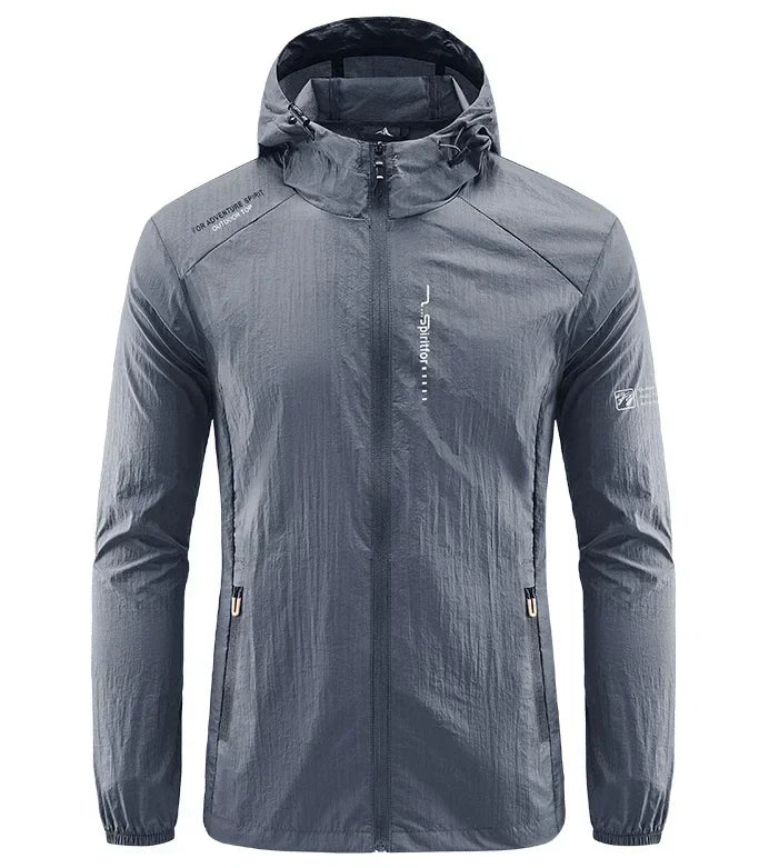 Hartwin weatherproof jacket olive green slim-fit outdoor design with durable wind-resistant construction