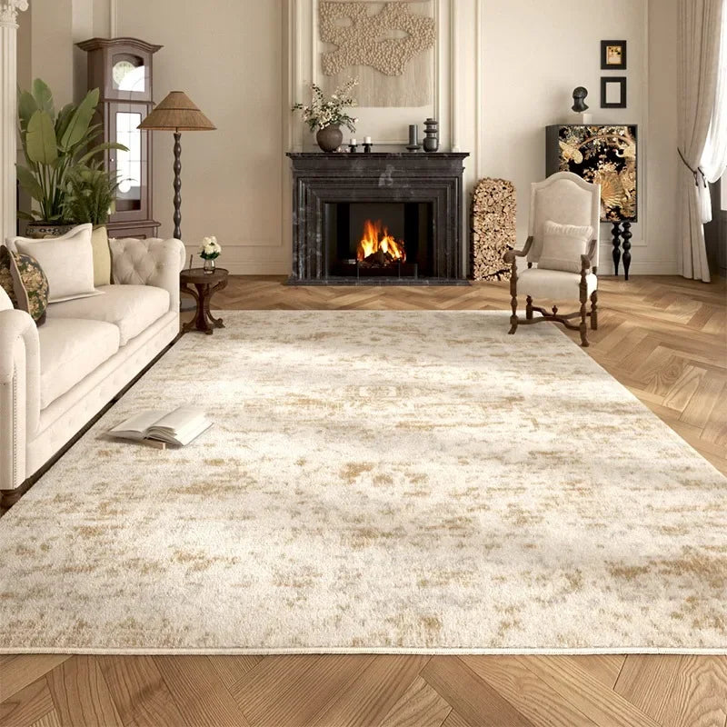 Maillard oversized brown plush living room rug cloud-soft luxury carpet for home decor