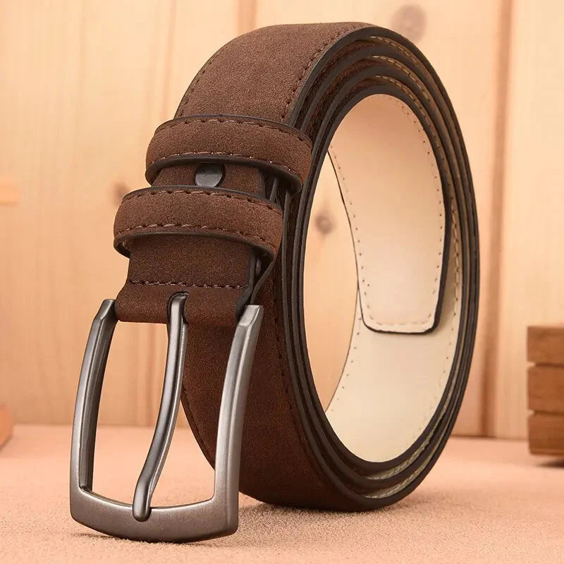 Men's adjustable solid belt classic style durable everyday comfort with timeless versatile design