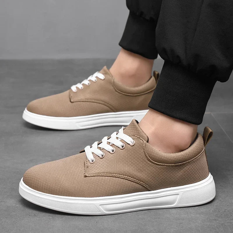 Alden Brooks lightweight men's sneaker breathable cotton upper cushioned cloud outsole versatile