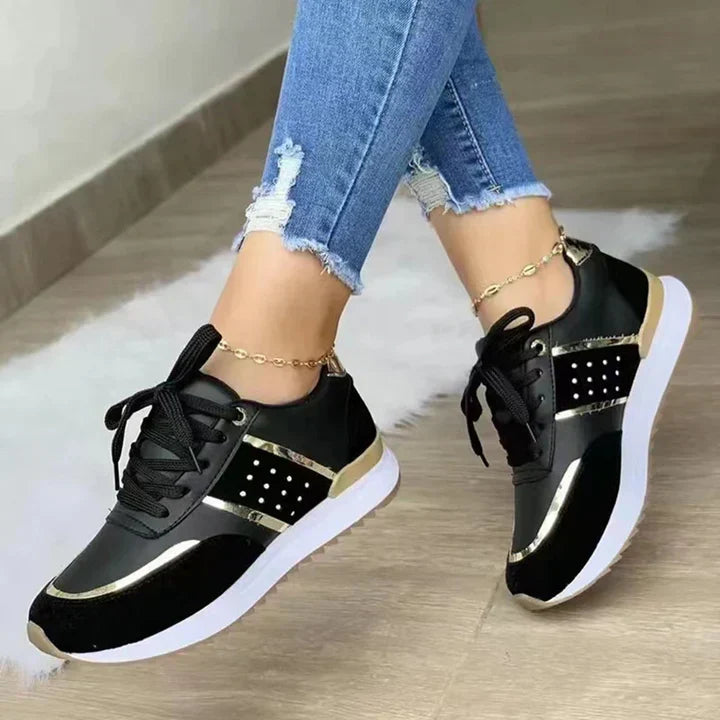 Women's ergonomic leisure shoes in neutral tones, slip-on style with sustainable cushioned sole design