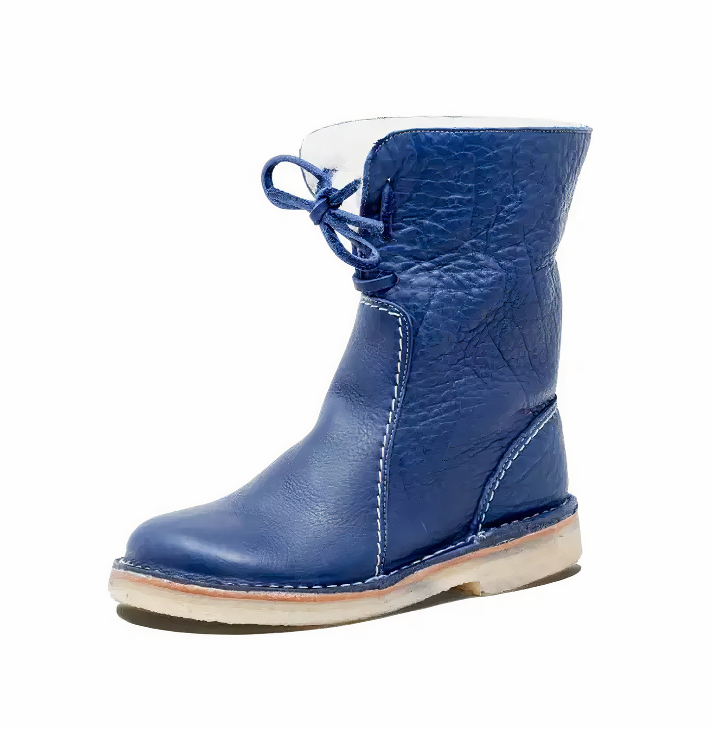 Women's short snow boots warm insulated Martin-style winter boots with trendy cozy silhouette