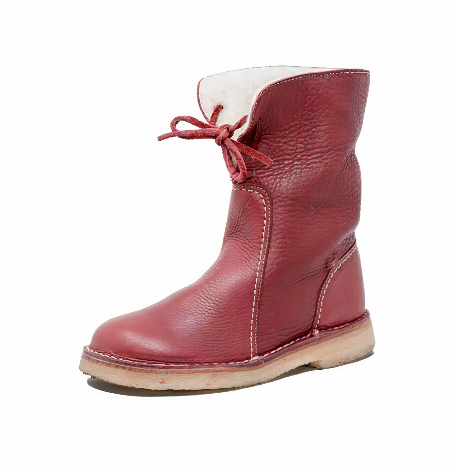 Women's short snow boots warm insulated Martin-style winter boots with trendy silhouette