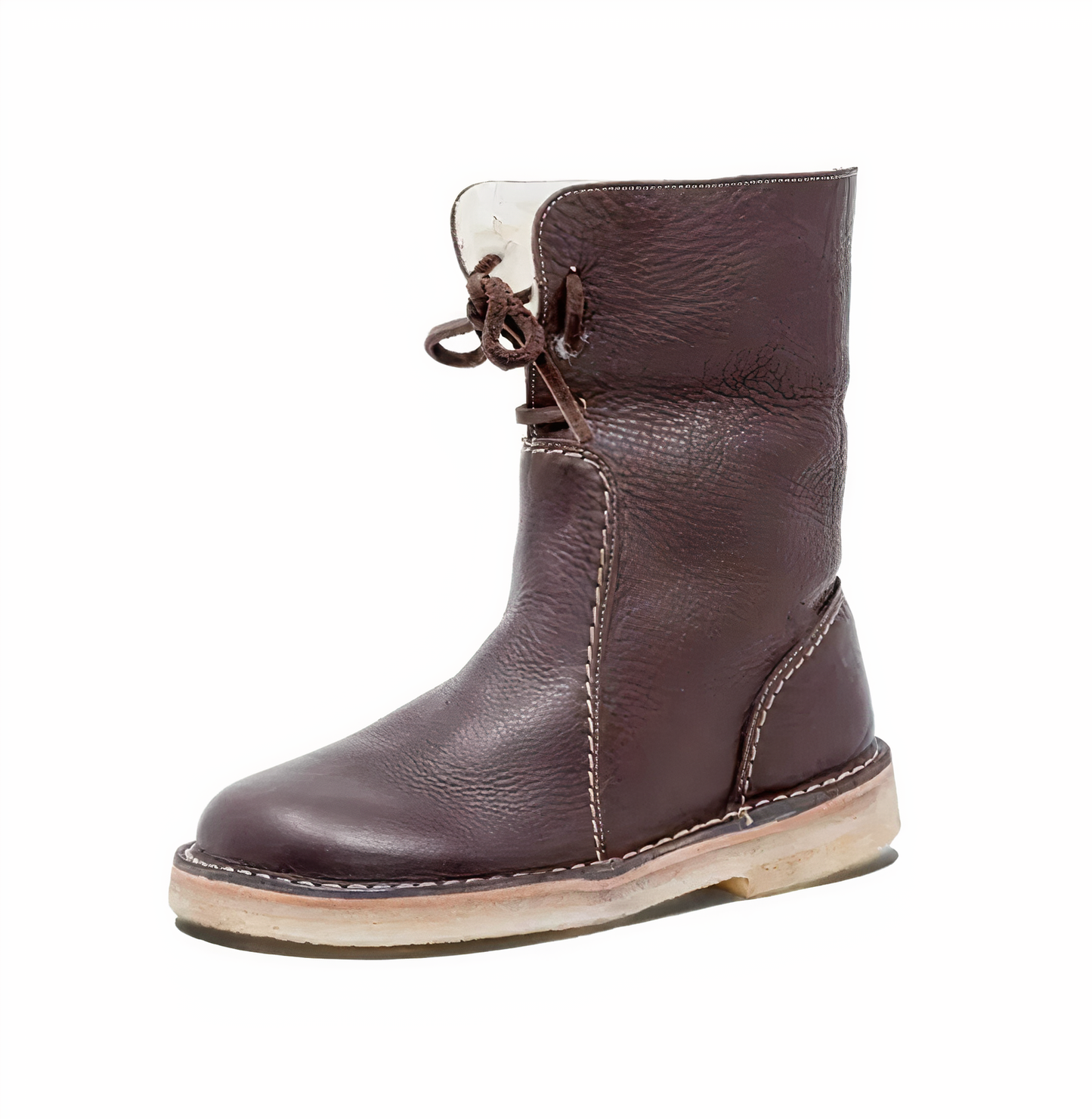 Women's short snow boots warm insulated Martin-style winter boots with cozy lining
