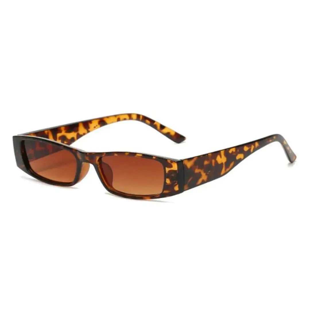 Women's chic rectangle sunglasses UV400 protection lightweight durable frame modern luxe style