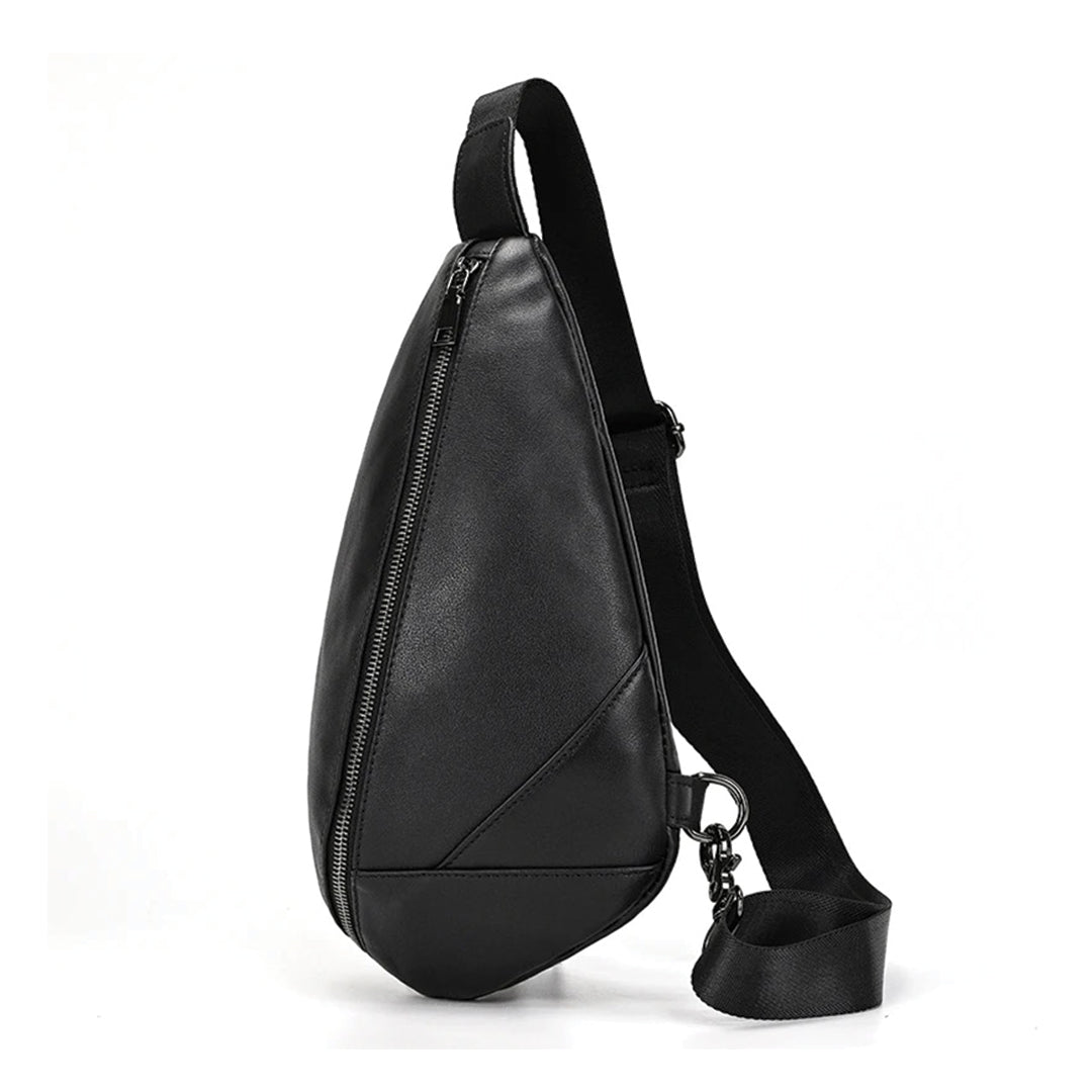 Leather Sling Chest Bag - Urbann-Vibe