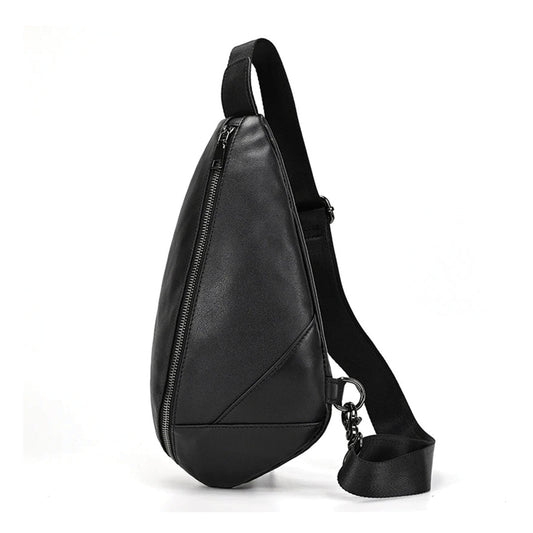 Leather Sling Chest Bag - Urbann-Vibe