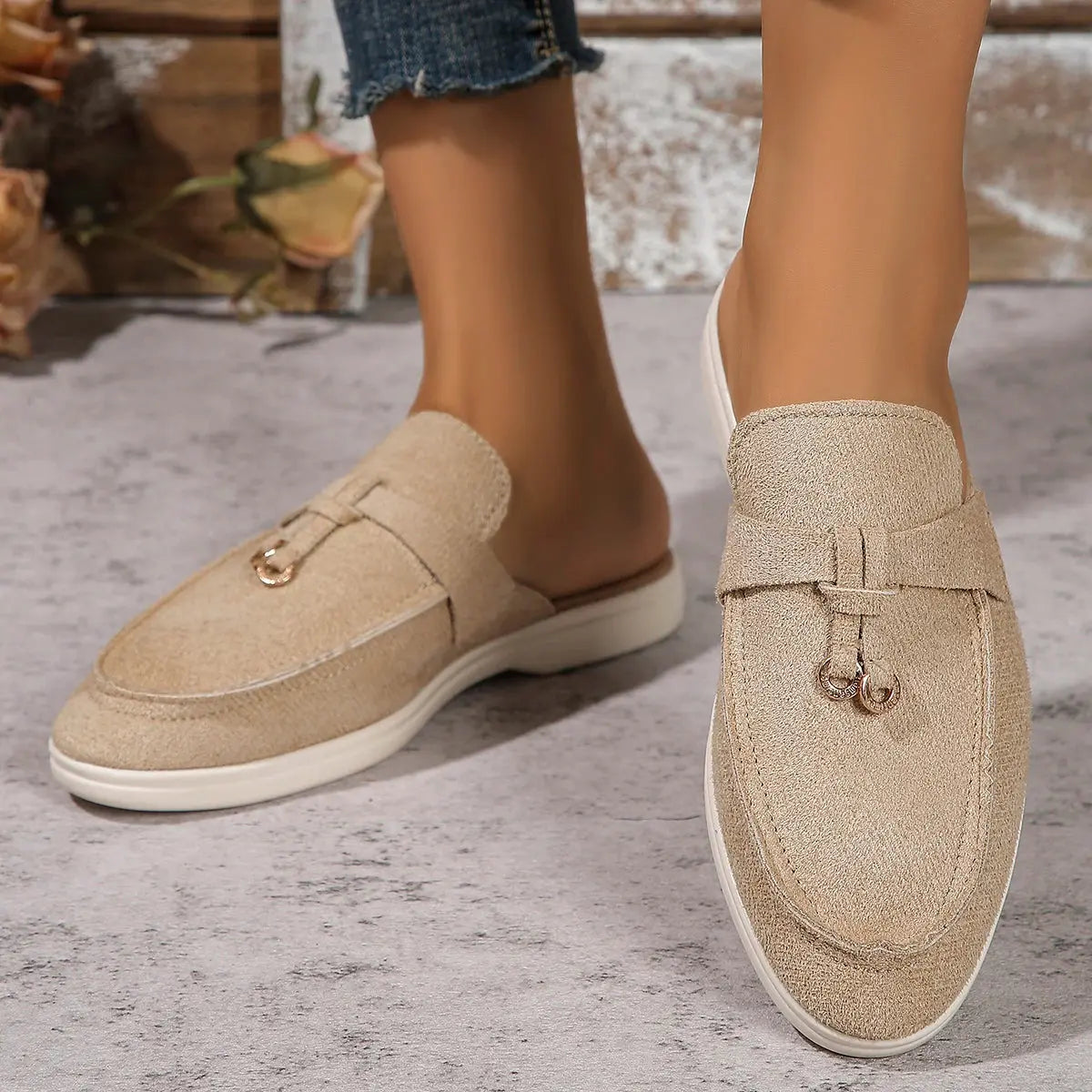 Women's slip-on casual sneakers lightweight flexible sole all-day comfort everyday errands style