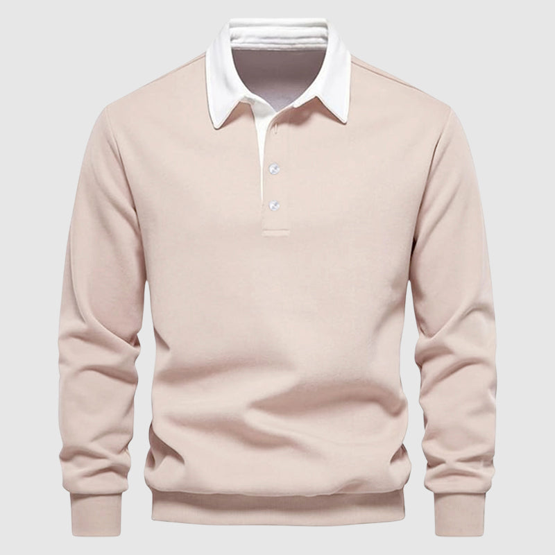 Unisex breathable knit polo shirt smart casual regular fit with crisp collared neckline