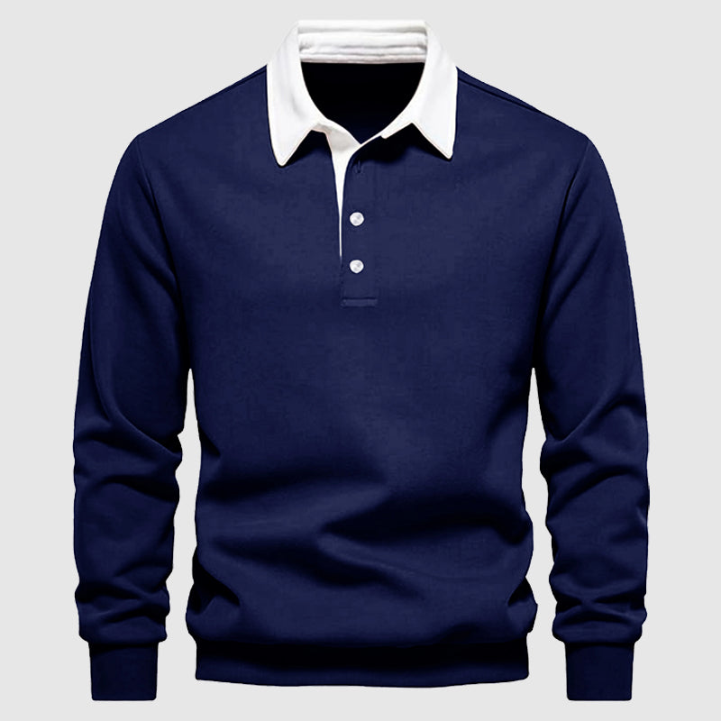 Unisex breathable knit polo shirt regular fit collared neckline smart casual everyday wear
