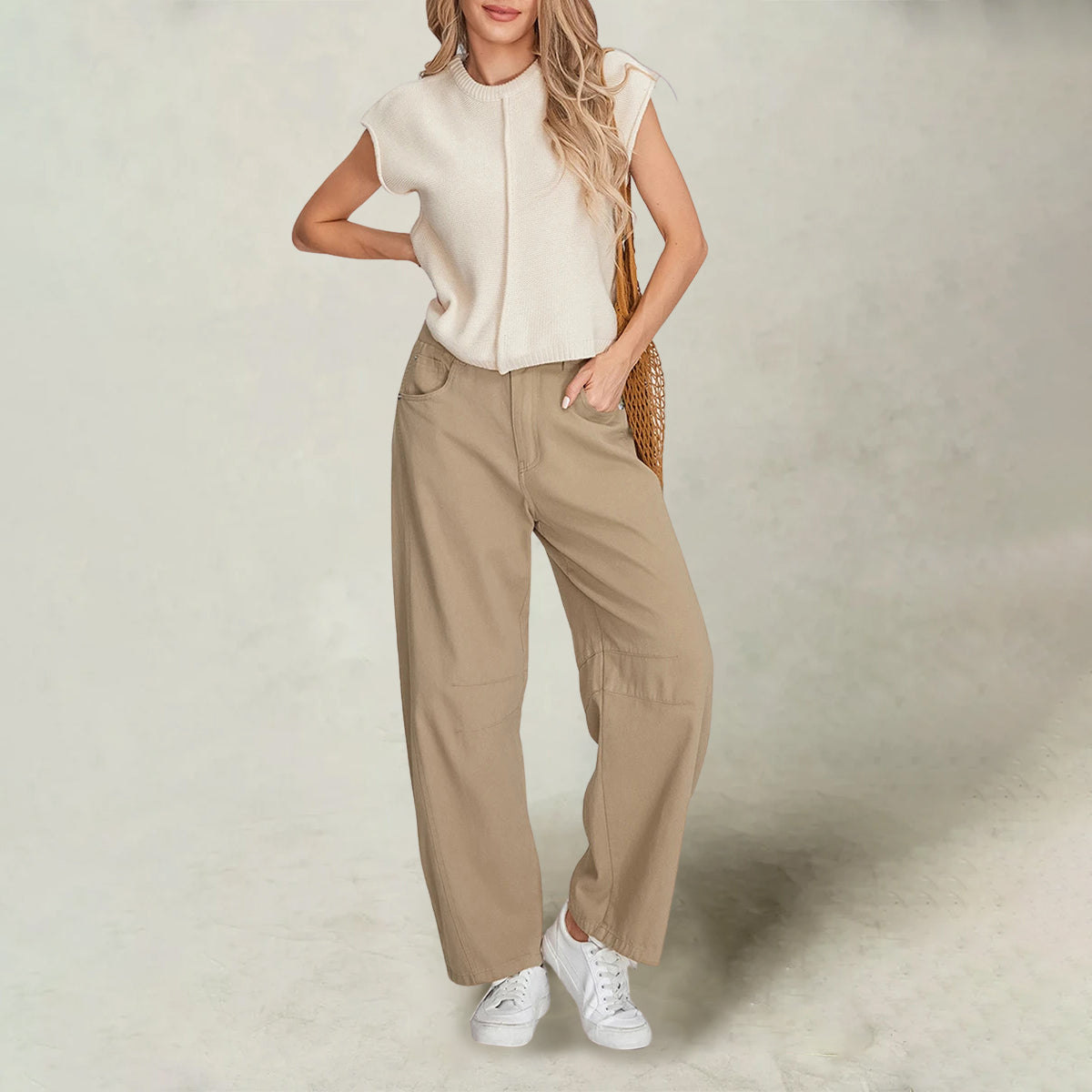 Sofia Amoretti City Pulse wide-leg ankle-length jeans cotton-polyester blend runway-ready trendsetter style