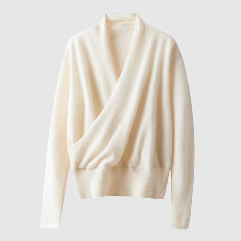 Sofia Amoretti L'Arte Del Freddo loose wool-poly blend knit sweater, cozy cold weather elegance