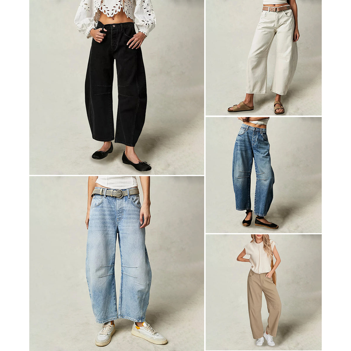 Sofia Amoretti City Pulse wide-leg ankle-length jeans cotton-polyester trendy runway-ready silhouette