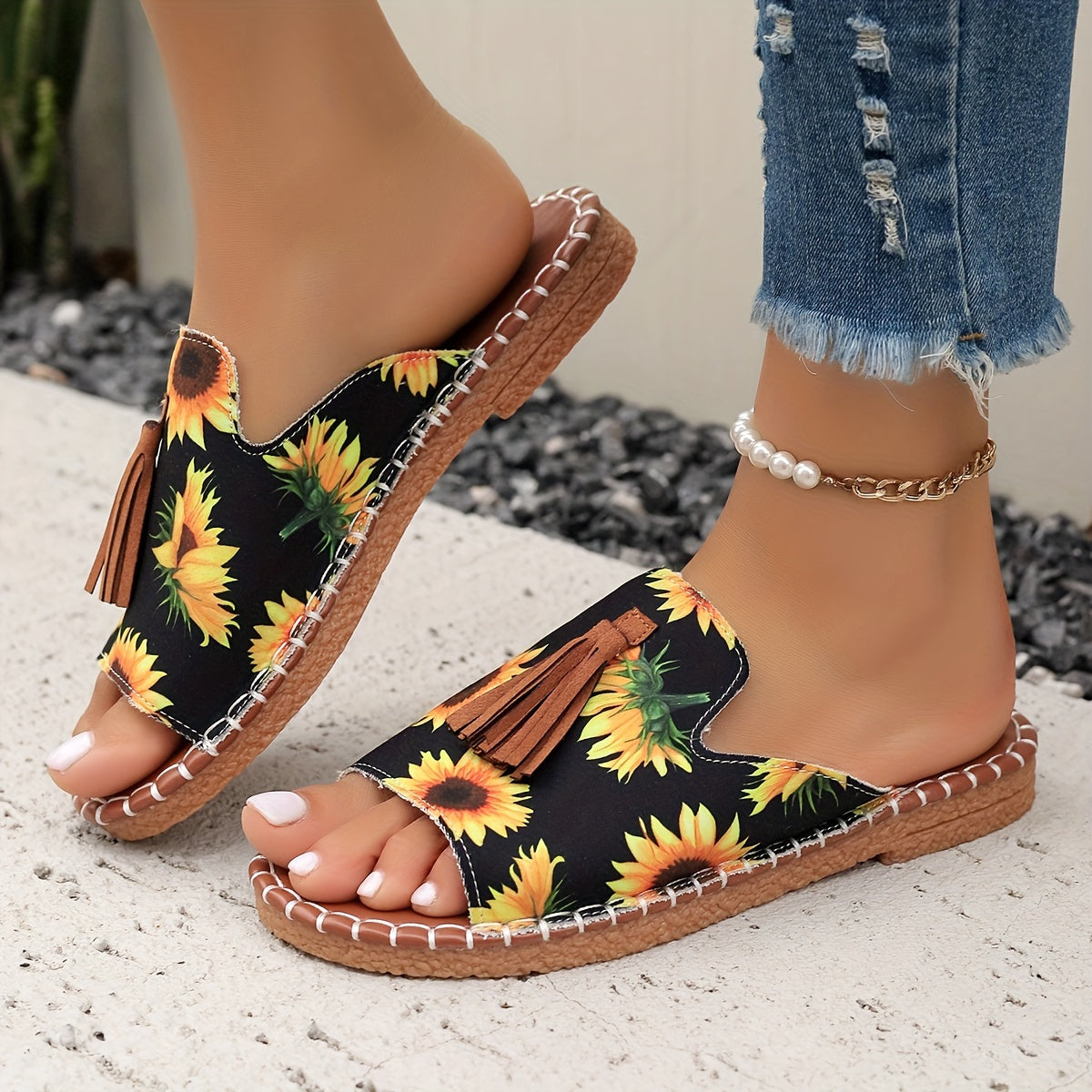 Solario women's ergonomic slides cushioned sole lightweight pool beach home sandals comfort