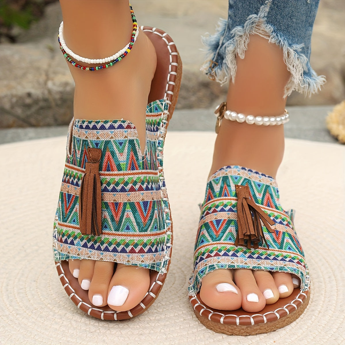 Solario women's ergonomic slides sandals cushioned sole lightweight summer pool beach casual footwear