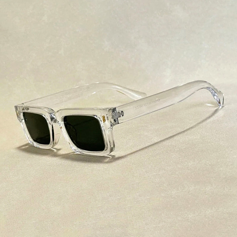 Sole Nero vintage sunglasses bold black frame UV400 lenses retro silhouette for fashion-forward sun lovers