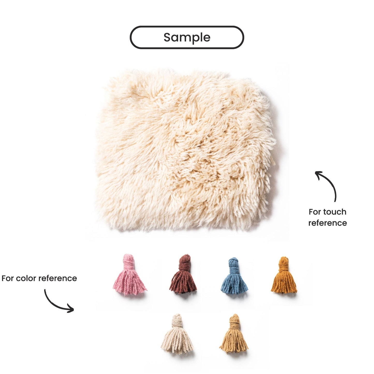 Luxury handwoven Moroccan shag rug premium wool blend plush texture modern interior centerpiece