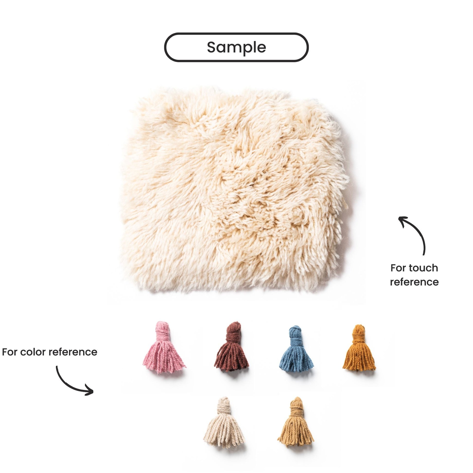 Luxury handwoven Moroccan shag rug premium wool blend plush texture modern interior centerpiece