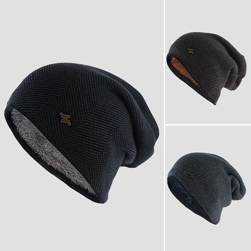 Springfield Horizon slouchy knitted beanie wool-cotton blend streetwear warm casual hat