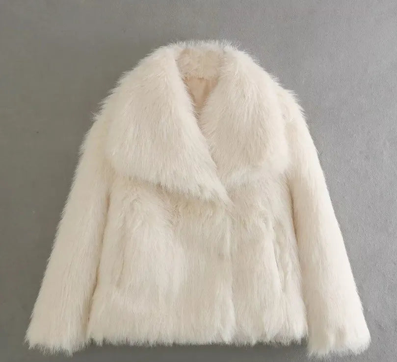 Wilda luxurious fleece insulated winter coat warm elegant design for fashion-forward adults