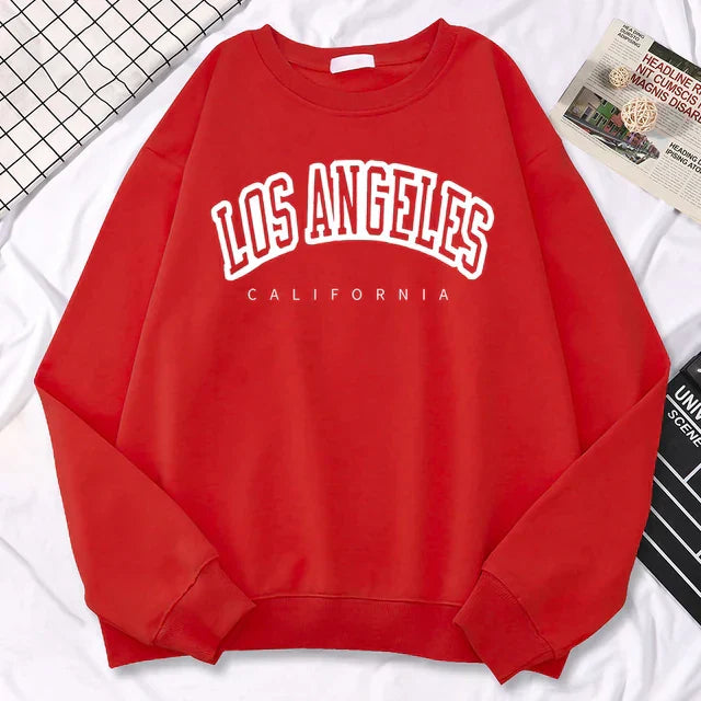 Women's oversized graphic print sweatshirt casual round neck relaxed fit everyday streetwear style