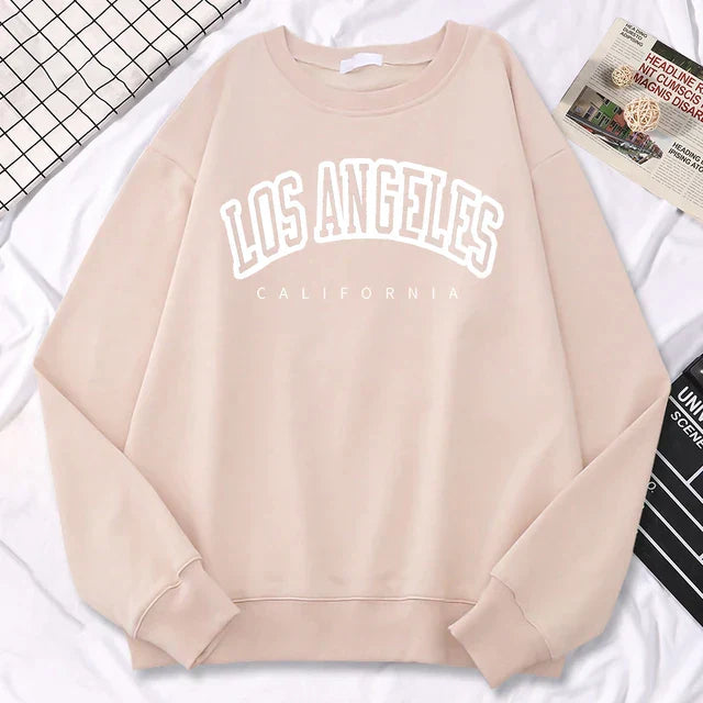 Women's oversized graphic print sweatshirt casual round neck pullover for everyday relaxed style