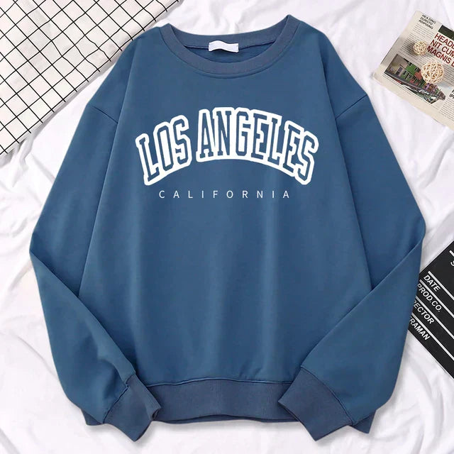 Women's oversized graphic print sweatshirt casual round neck relaxed fit everyday style