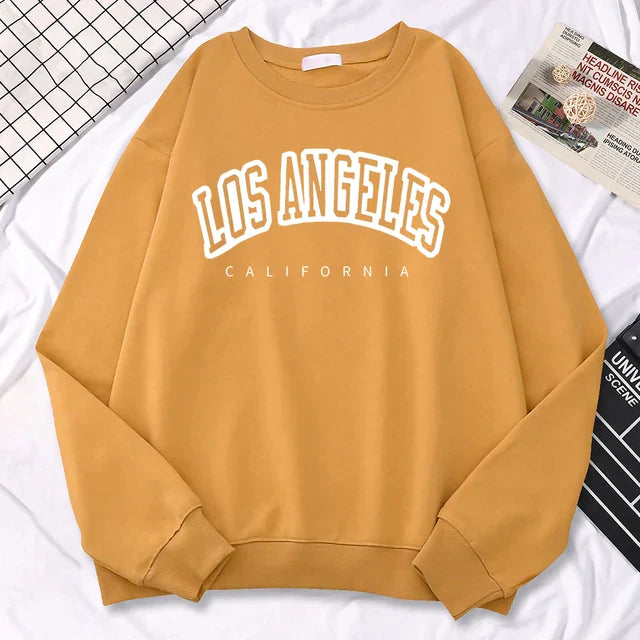 Women's oversized graphic print sweatshirt casual round neck relaxed fit everyday style