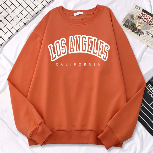 Women's oversized graphic print sweatshirt casual round neck everyday comfortable fit