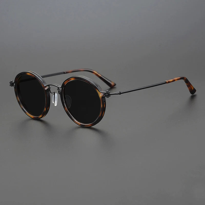 Men's polarized UV400 sunglasses lightweight metal frame anti-reflective sport lenses sleek design