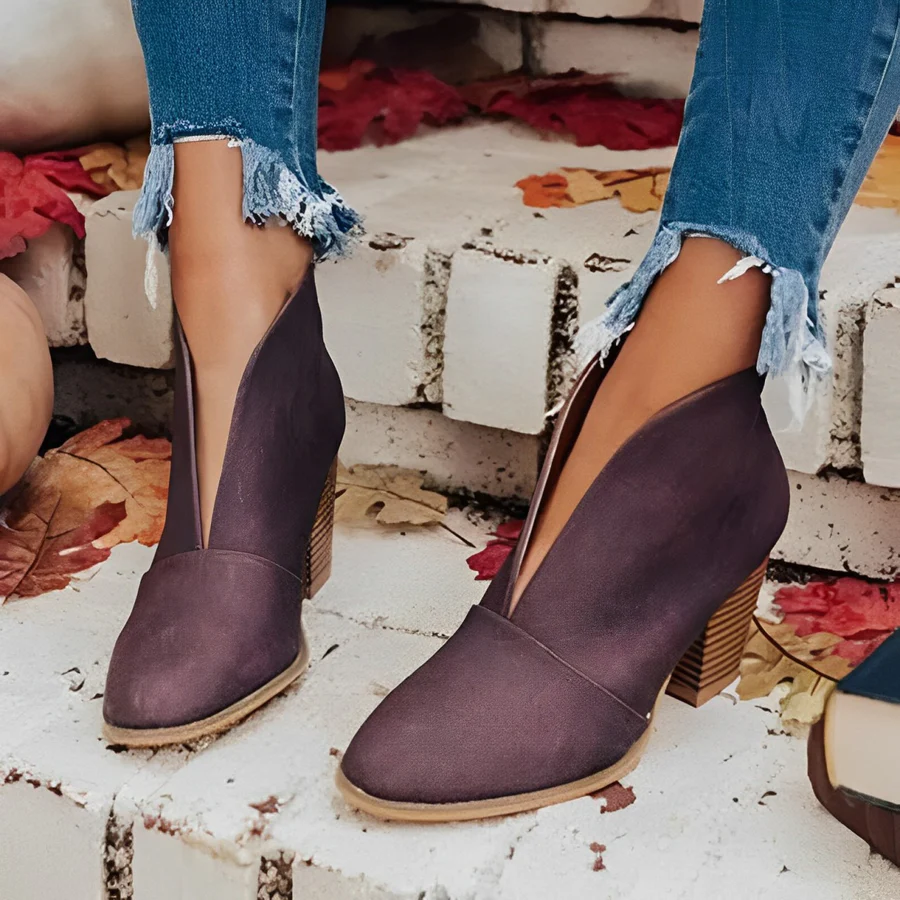 Women's open toe pointed ankle boots elegant silhouette comfortable all-day fit versatile styling