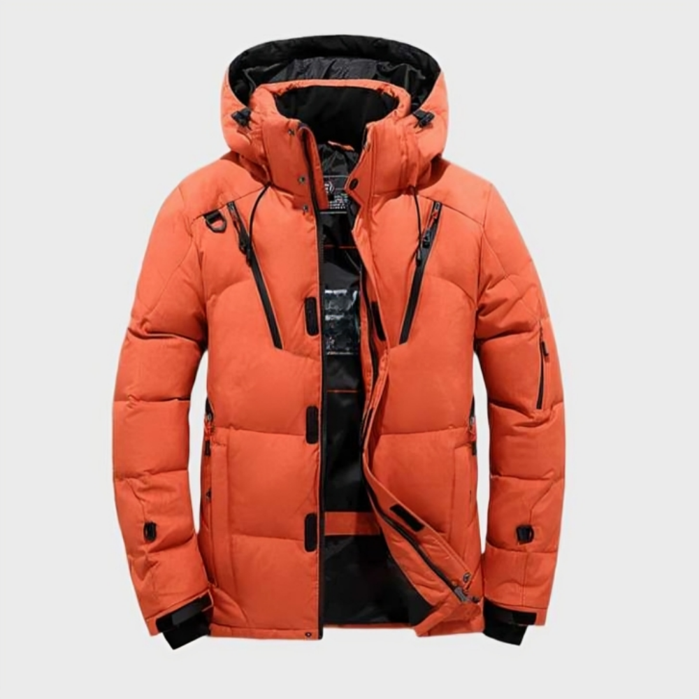 Adrian men's insulated lightweight waterproof rain jacket for outdoor performance in all weather