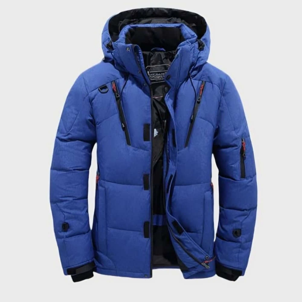 Adrian men's insulated lightweight waterproof rain jacket for outdoor all-weather performance