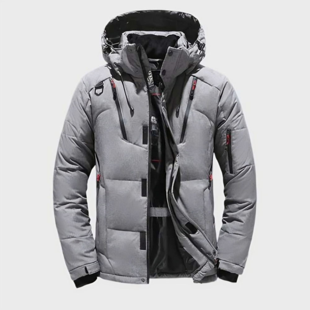 Adrian men's lightweight insulated waterproof rain jacket, modern fit with wind-resistant performance fabric