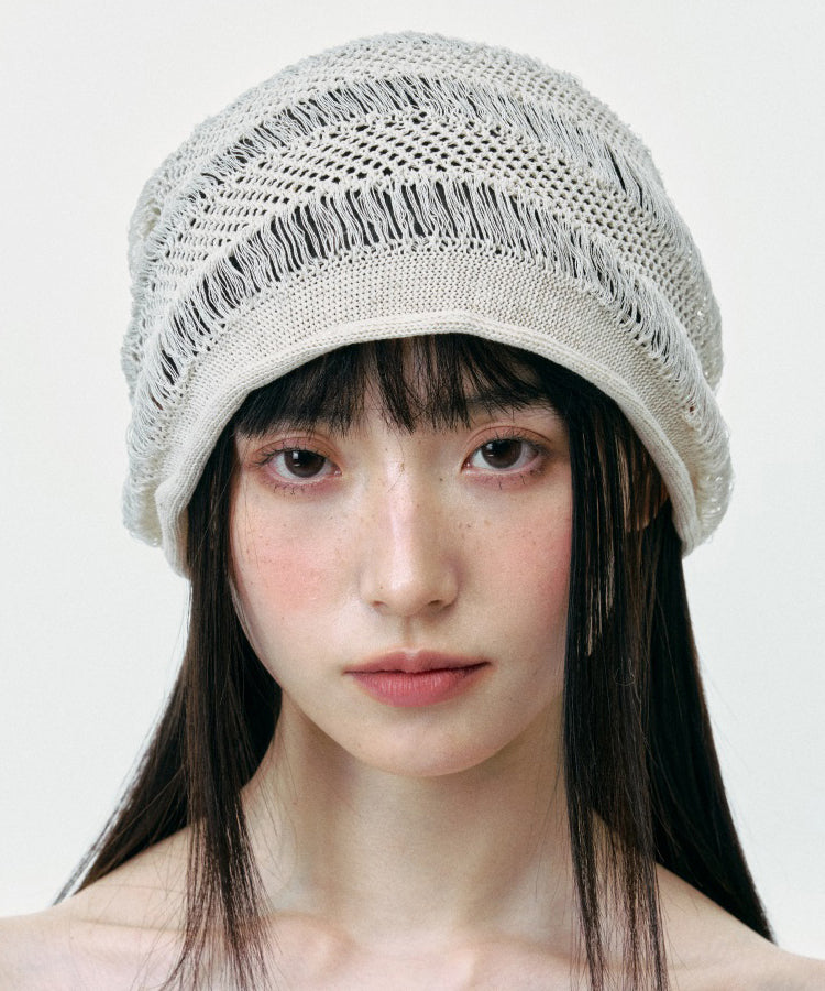 Chapeau boonie d'été japonais respirant en tricot creux - Urbann-Vibe