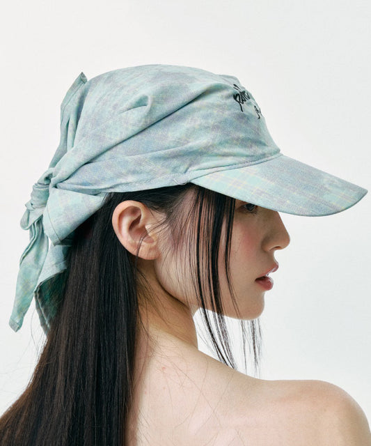 Casquette de baseball foulard vert menthe d'été - Urbann-Vibe