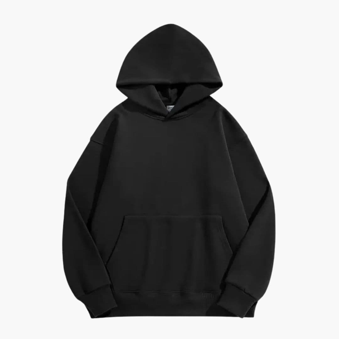 Men's pullover hoodie regular fit with adjustable drawstring hood and front kangaroo pocket