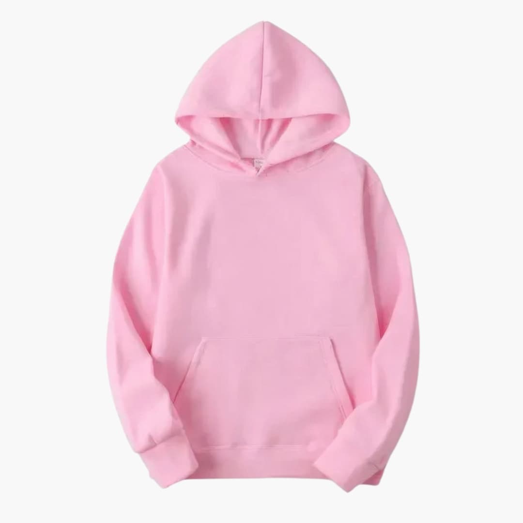 Women's loose fit drawstring hoodie sweatshirt with kangaroo pocket, cozy casual everyday style