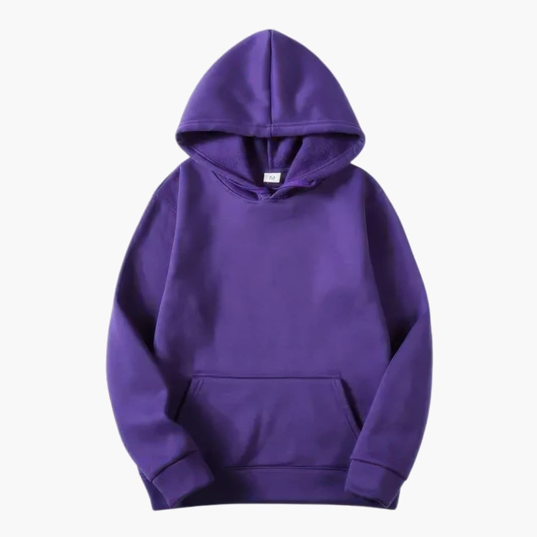Women's loose fit drawstring hoodie sweatshirt with kangaroo pocket, cozy casual everyday comfort
