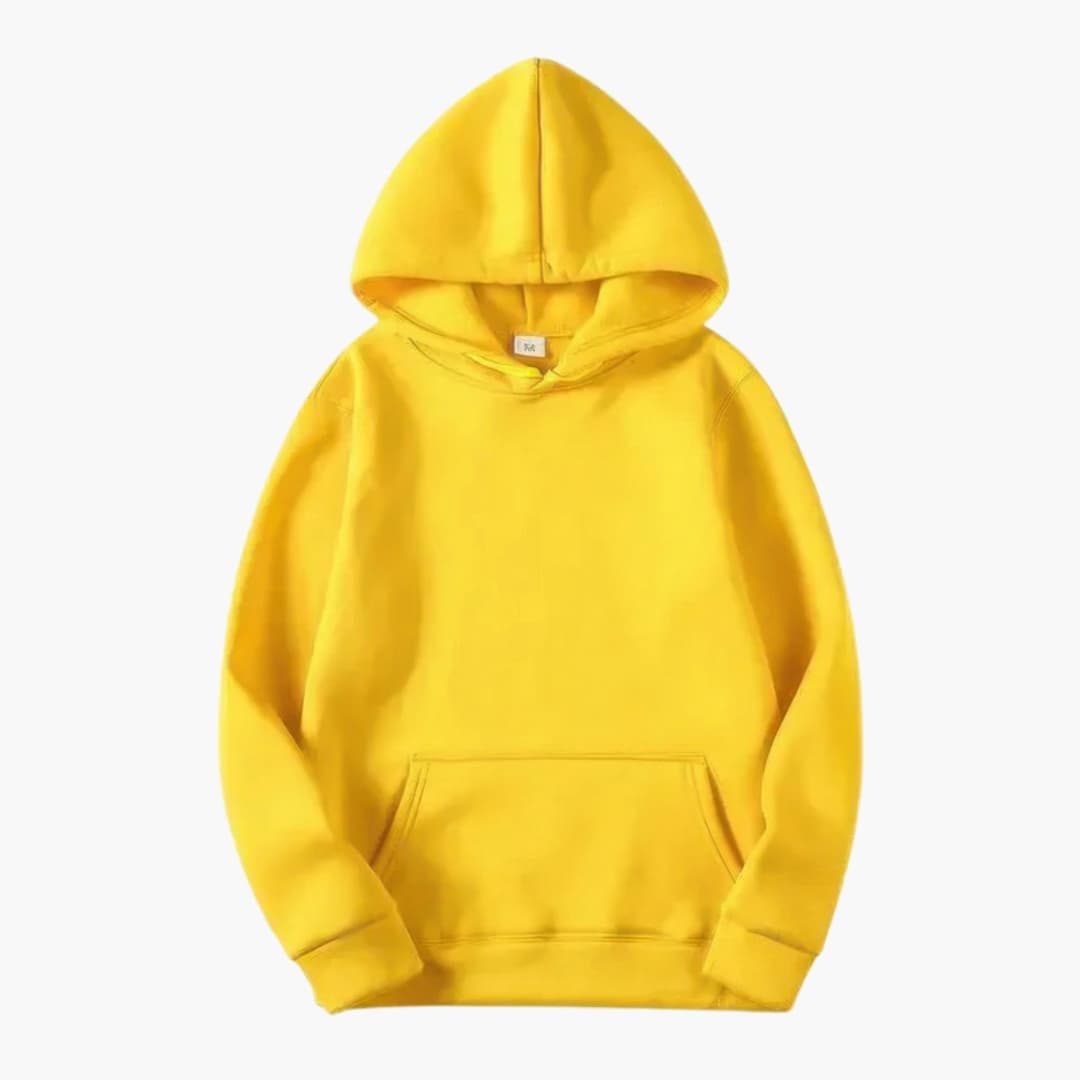 Women's loose fit drawstring hoodie sweatshirt with front kangaroo pocket for cozy everyday casual wear